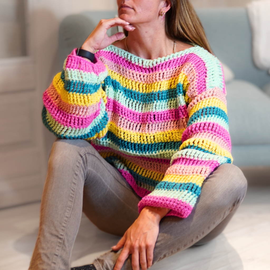 Hæklet Sweater